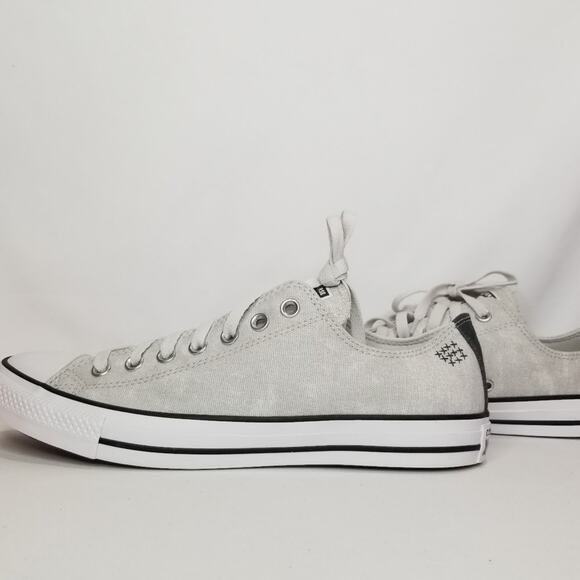 Converse Unisex CTAS Double Stitch Oxfords Men's Size 10.5  Gray #A08623F NWT - Picture 2 of 9